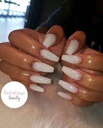 These are white tips, you can go for natural color, pink or any then you want to file them using a soft file (not coarse), this is to be done so that the surface becomes more rough and sticky. Soft White Nails Discovered By On We Heart It