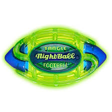 Tangle Nightball Glow In The Dark Light Up Led Football Large Green With Blue You Can Find More Details Light In The Dark Glow In The Dark Green With Blue