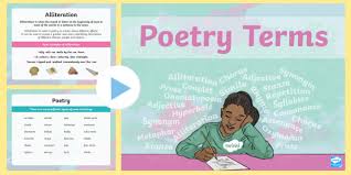 Poetry Terms Powerpoint Teacher Made