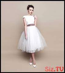 60s Style Short Wedding Dress With Colorful Satin Bow Dress 60 Braut Coloured Short Wedding Dress Wedding Dresses 60s Wedding Dresses