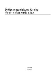 Mobiltelefon Nokia 6267