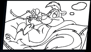 Includes images of baby animals, flowers, rain showers, and more. Download Pepe Le Pew Printable Coloring Pages Coloring Book Full Size Png Image Pngkit