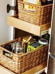 20 Smart Ways To Use Storage Baskets To Boost Organization Pull Out Shelves Kitchen Baskets Pantry Pull Out Shelves