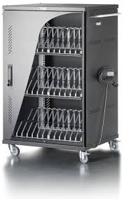 Pull out handle & wheels power cord: Cart Charging Station 36 Notebook Tablet Or Smartphone Black Tablet And Smartphone Chargers Mobile Accessories Pc And Mobile