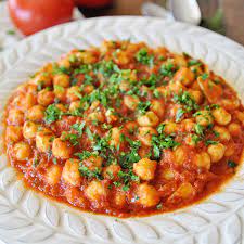 Spanish Chickpeas With Spicy Paprika Tomato Sauce Spain On A Fork Recipe Vegetarian Bean Recipes Spicy Chickpeas Recipe Paprika Recipes