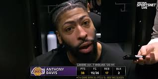 Infortunio Anthony Davis, le parole del giocatore dei Lakers