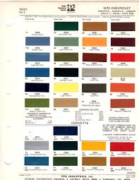 1973 Chevrolet Corvette Camaro Chevelle Caprice Impala 73 Paint Chips Ditzler 3 Car Paint Colors Paint Code Chevy Nova