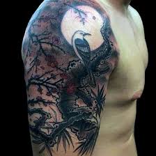 Top 101 Cherry Blossom Tattoo Ideas 2020 Inspiration Guide Cherry Blossom Tattoo Men Cherry Blossom Tattoo Moon Tattoo Designs