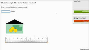 Check the length of your arm against a ruler or measuring tape to find out how close to 1 meter this distance is for you. Measuring Lengths Cm M Video Khan Academy