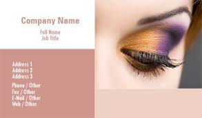 Change up the copy and font—sub out the imagery with your photos. Business Card Templates Makeup