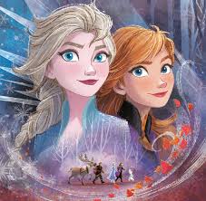 Frozen 2 new large pictures with Elsa, Anna and Olaf