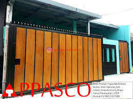 Pagar rumah minimalis modern dari grc motip kayu #grcmotipkayu #gerbanggrcmotipkayu grc motif kayu untuk pagar grc motif. Pagar Klasik Motif Kayu Grc Besi Galvanis Di Griya Kencana Pagar Motif Kayu Appasco Indonesia