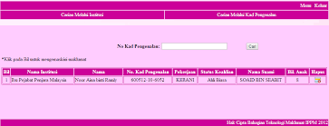 Mencari maklumat melalui kad pengenalan. Http Jpmportal Prison Gov My Smap Usermanual Pdf