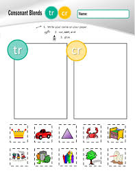 R Consonant Blends Br Cr Dr Fr Gr Pr Tr Sorting Sheets Blends Worksheets Consonant Blends Consonant Blends Worksheets