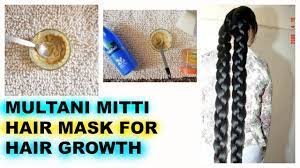 It boosts hair growth and keeps them healthy too. Multani Mitti Hair Mask Hair Growth Benefits Oily Hair Get Rid Of Dandruff Diy Hair Mask Youtube