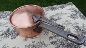 Allez Freres Of Paris Antique French Copper Pan And Lid New Etsy French Antiques Copper Pans Small Cooker