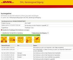 Das beschreibt letztlich auch den üblichen einsatz einer. Dhl Sendungsverfolgung Wo Bleibt Mein Paket Baynado De