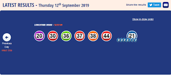 Latest uk 49s teatime results and recent 49s teatime winning numbers. Uk 49s Teatime Result 12 September 2019 Lunch Time Tea Time Lottery