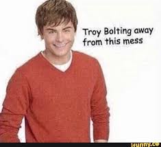 Hunky zac efron's new appearance has set twitter abuzz, days after his reported 'split' with his girlfriend vanessa valladares over her possible casting in a controversial new show. Troy Belting Owoy From This Mess Ifunny Zac Efron Meme Dramatic Meme Meme Faces