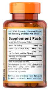 Fast, free shipping on all orders. Vitamin C With Elderberry Zinc 60 Chewable Tablets Puritan S Pride