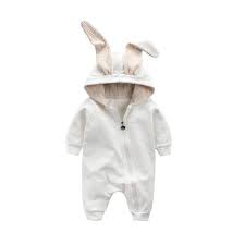 Department Name Baby Item Type Rompers Sleeve Length Cm Full Pattern Type Solid Gender Unisex Closure Type Zipper F Baby Winter Baby Warmer Bunny Onesie