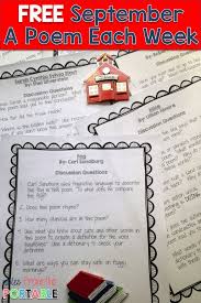 September A Poem Each Week 4 September Poems Back To School Poem Poems About School Teaching Poetry