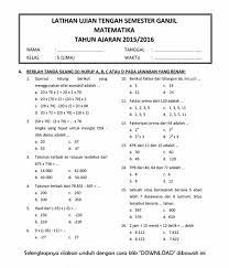 Download Soal Uts Ganjil Matematika Kelas 5 Sd Semester 1 Tahun Anutan 2019 2019 Dunia Edukasi