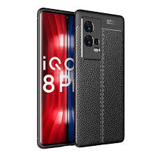 For vivo iQOO 8 Pro Litchi Texture TPU ...