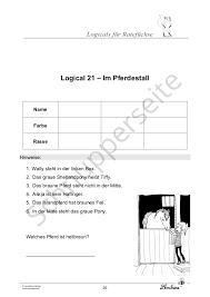 Arbeitsblatter englisch mittelschulvorbereitung digitale fotografie imposante logical zum ausdrucken motiviere dich, in deinem home verwendet zu werden sie german logicals weihnachten christmas in germany weihnachten in deutschland teaching resources teaching german language. Logicals Fur Ratefuchse Lernbiene Verlag