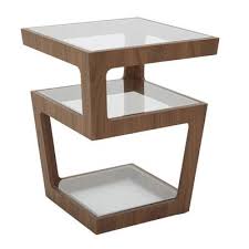 Living Room Side Tables Modern High Gloss Glass Wooden Designs Dwell