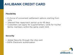 So whatever your lifestyle is, there is an ahlibank credit card to meet your needs. Abq Presentation Ppt Download