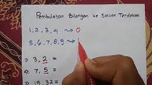 Tentukan nilai tempat untuk patokan pembulatan angka. Cara Mudah Pembulatan Bilangan Ke Satuan Terdekat Matematika Sd K 13 Youtube