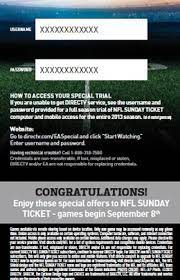 How To Activate Your Anniversary Edition Sunday Ticket