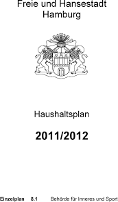 Die wahrnehmung erfolgt durch die zuständige behörde. Freie Und Hansestadt Hamburg Haushaltsplan 2011 2012 Einzelplan 8 1 Behorde Fur Inneres Und Sport Pdf Kostenfreier Download