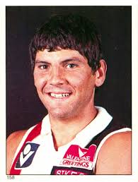 1984 ST KILDA SAINTS AFL Sticker ROBERT MACE Scanlens Card