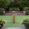 Backyard Luxury Tennis Court
