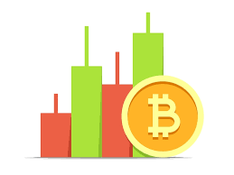 bitcoin value data chart modern concept by vladimir didenko