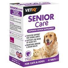 mc vet q senior care ya l kedi k pek eklem besin takviyesi 45 adet vitaminler kolajen beslenme