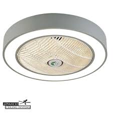 Flush mount ceiling fans, sometimes referred to as low profile ceiling fans, are designed to maximize headroom when ceiling height is limited. 11 Eye Catching Cage Enclosed Ceiling Fans You Ll Love Advanced Ceiling Systems