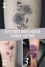 Morning glory tattoo read more » September Birth Flower Tattoo Ideas The Aster Tattooglee