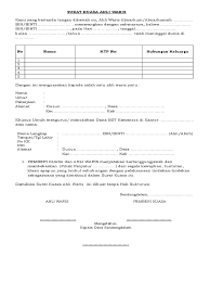 Surat kuasa pencairan bantuan sosial. Surat Ahli Waris Bst Kemensos Docx