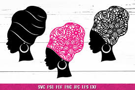 Download Afro Woman Svg Black Woman Silhouette Svg Black Flower Woman