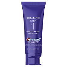 Amazon Com Crest 3d White Brilliance 2 Step Kit Deep Clean Toothpaste 4oz Teeth Whitening Gel 2 3oz Beauty Personal Care
