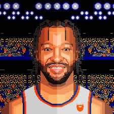 happy #friday #jalenbrunson #nyknicks #knicks #basketball #pixelart…
