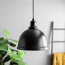 Matte Black Duke Dome Pendant Light Kirklands