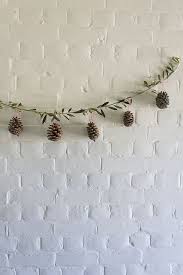 Olive Branch Garland Scandinavian Christmas Winter Christmas Pinecone Garland