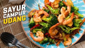 Menggunakan bahan sayur berbeza amat merangsang selera. Resepi Sayur Campur Udang Sihat Lazat Tanpa Msg