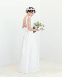 Audrey Is A Modest Simple Wedding Gown For The Bride Who Favors Refined Sophisticated Style With Just Wedding Gown Backless Silk Bridal Gown Wedding Dresses