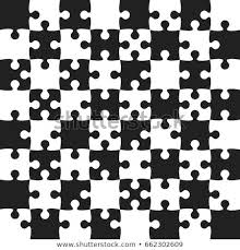 Black And White Puzzle Background 64 White Black Pieces Background Puzzle Jigsaw Banner Vector Illustration Template Puzzle Game Mosaic Tiles Puzz Background Puzzles For Kids Puzzle Pieces