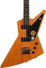 Epiphone limited edition korina explorer bass guitar. Epiphone Korina Explorer Electric Bass Zzounds